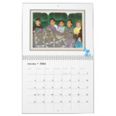 Calendrier Personal Photos with small Frame and Flowers (Jan 2026)