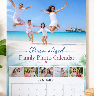 Calendrier Personalized Family Photo Calendar Custom Picture