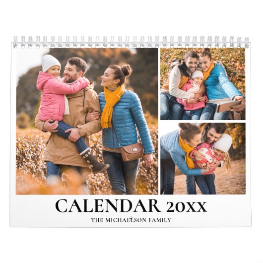 Calendrier Personalized Family Photo Collage (Protection)