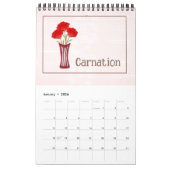 Calendrier Personalized Floral Illustrations Calendar (Jan 2026)