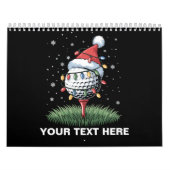 Calendrier Personalized Golf Ball Christmas Tree Santa Hat (Protection)