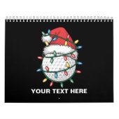 Calendrier Personalized Golf Ball Santa Hat Christmas Lights (Protection)