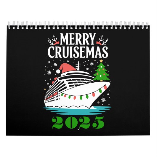 Calendrier Personalized Merry Cruisemas Cruise Ship Family (Protection)