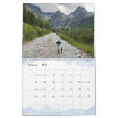 Calendrier Personalized Pet Dog Cat Watercolor 2026 Photo (Feb 2026)