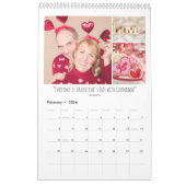 Calendrier Personalized Photo Fun Family Quotes Modern (Feb 2026)
