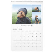 Calendrier Personalized Photo Fun Family Quotes Modern (Jan 2026)