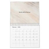 Calendrier Personnalisation minimaliste : noir et blanc (Feb 2026)