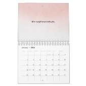 Calendrier Personnalisation minimaliste : noir et blanc (Jan 2026)