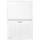 Calendrier personnalisé (Mar 2027)