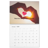 Calendrier personnalisé 2026 avec conception de me (Jan 2027)