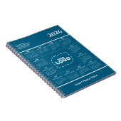 Calendrier personnalisé 2026 Carnet de notes Logo  (Côté Droit)