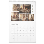 Calendrier personnalisé 2026 moderne et élégant (Feb 2027)