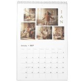 Calendrier personnalisé 2026 moderne et élégant (Jan 2027)