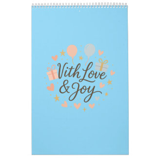 Calendrier personnalisé 2026 - Personnalisé, éléga