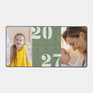 Calendrier personnalisé 2 photos et année 2027 gra