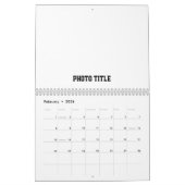 Calendrier Personnalisé Ajouter Photo Et Texte (Feb 2026)
