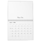 Calendrier Personnalisé Ajouter Photo Et Texte (Mar 2026)