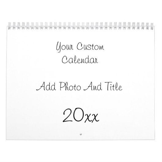 Calendrier Personnalisé Ajouter Photo Et Texte (Protection)