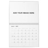 Calendrier personnalisé avec vos photos 2027  (Mar 2027)
