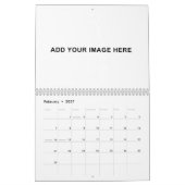 Calendrier personnalisé avec vos photos 2027  (Feb 2027)