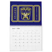 Calendrier personnalisé de la police et du shérif (Mar 2026)