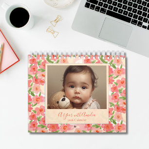 Calendrier personnalisé de photos de bébé – Cadeau