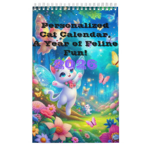 Calendrier personnalisé Enchanted Fairy CuteCat 20