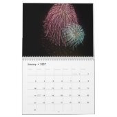 Calendrier personnalisé Fireworks 2022 (Jan 2027)