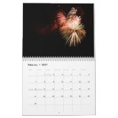 Calendrier personnalisé Fireworks 2022 (Feb 2027)