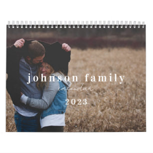 Calendrier personnalisé moderne