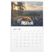 Calendrier personnalisé moderne 2025 (Mar 2027)