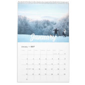 Calendrier personnalisé moderne 2025 (Jan 2027)