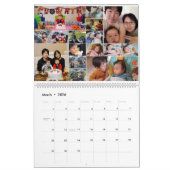 Calendrier personnalisé par photo de bébé (Mar 2026)