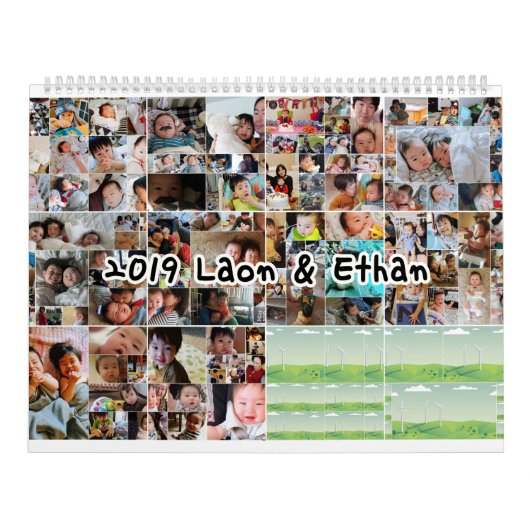 Calendrier personnalisé par photo de bébé (Protection)