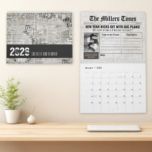 Calendrier personnalisé Photo 2027, Journal de fam