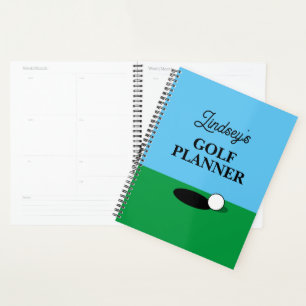 Calendrier personnalisé plan de golf carnet d'agen