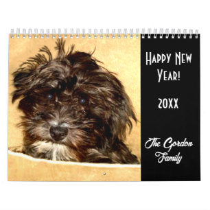 Calendrier personnalisé Schnoodle 2026