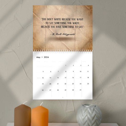 Calendrier personnalisé simple Inspiration minimal