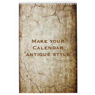 Calendrier personnalisé "STYLE ANTIQUE" + vos phot