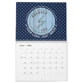 Calendrier Personnaliser Image et Arrière - plan | Deux pages (Mar 2026)