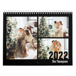 Calendrier Personnalité noire moderne Créez votre propre ph