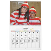 Calendrier Personnes fraîches folles (Mar 2027)