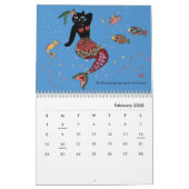 Calendrier Petit chat de sirène (Feb 2026)