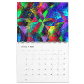 Calendrier Petit-déjeuner psychédélique Trippy Art Abstrait (Jan 2027)