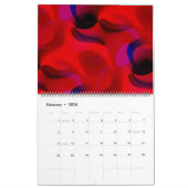 Calendrier Petit-déjeuner psychédélique Trippy Art Abstrait (Feb 2026)