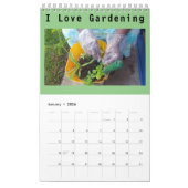 Calendrier Petite page du jardinier, en blanc (Jan 2026)