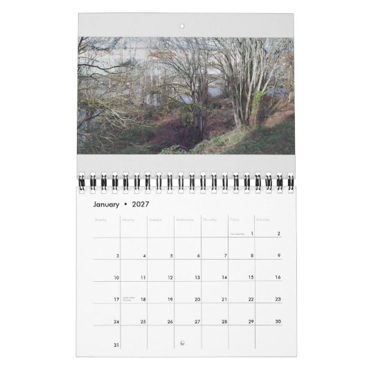Calendrier Petite taille Flore & Faune Quartier Nature (Jan 2027)