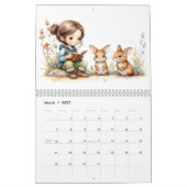 Calendrier Petites filles et leurs amis de la fureur 12 mois (Mar 2027)