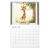 Calendrier Petits Cœurs Leçons de Vie Animaux Mign (Feb 2027)