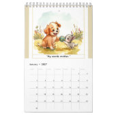 Calendrier Petits Cœurs Leçons de Vie Animaux Mign (Jan 2027)